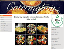 Tablet Screenshot of cateringboyz.co.za